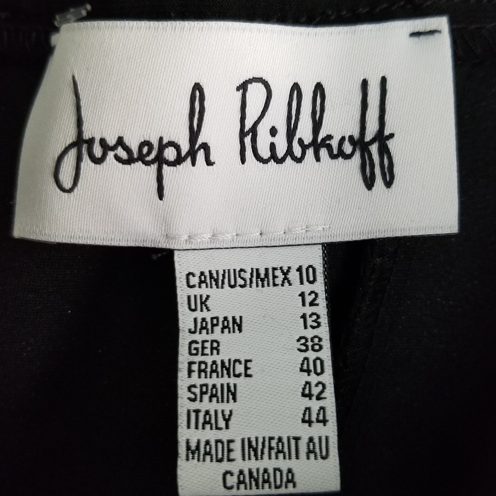 NWT JOSEPH RIBKOFF Black Off Shoulder Size 10 - Picture 8 of 8